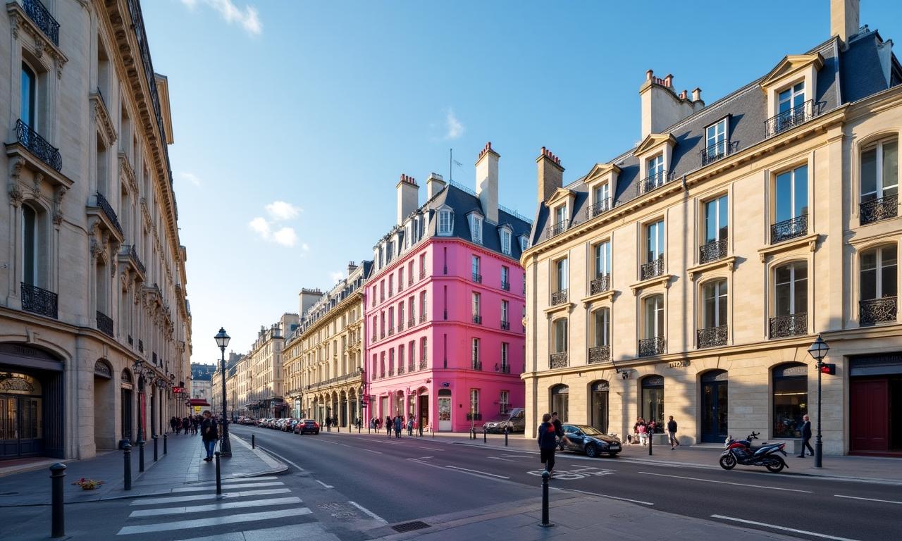 Vue architecturale du 5ème arrondissement de Paris, quartier Saint-Jacques